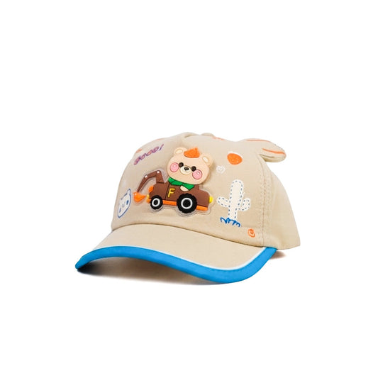 Beige Teady's Joy Ride Funday Kids Cap