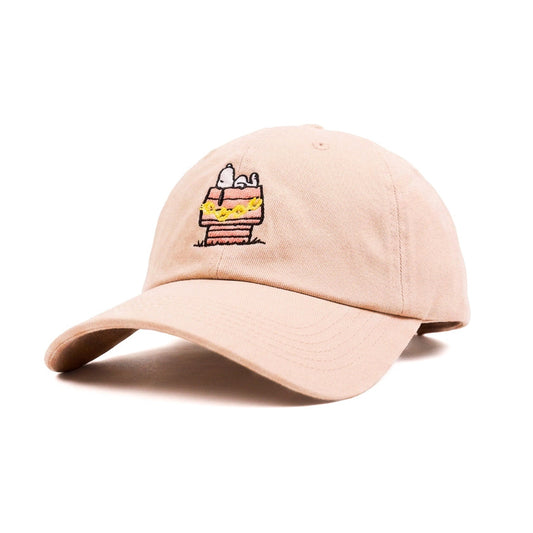 Snoopy Beige Bockless Cap