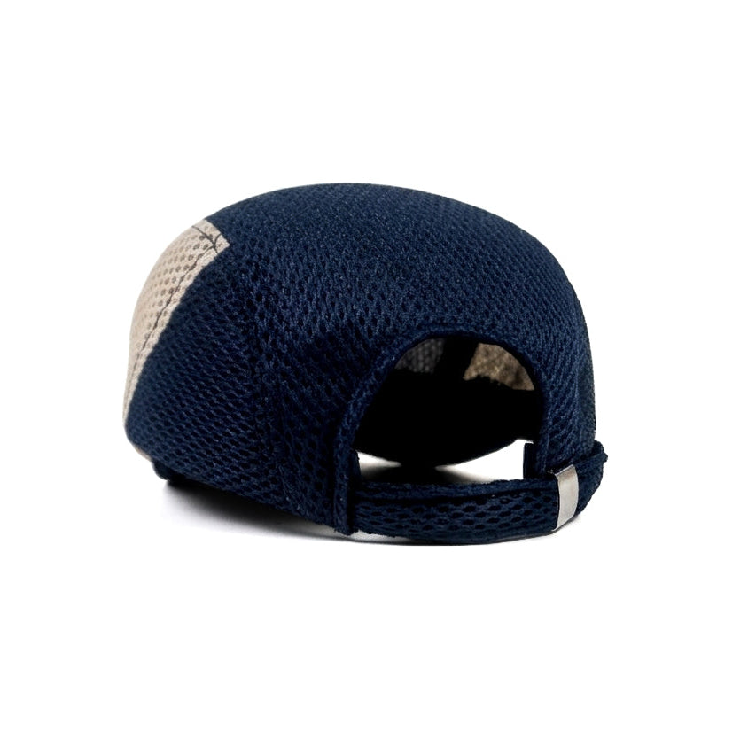 Blue White Vintage Newsboy Cap