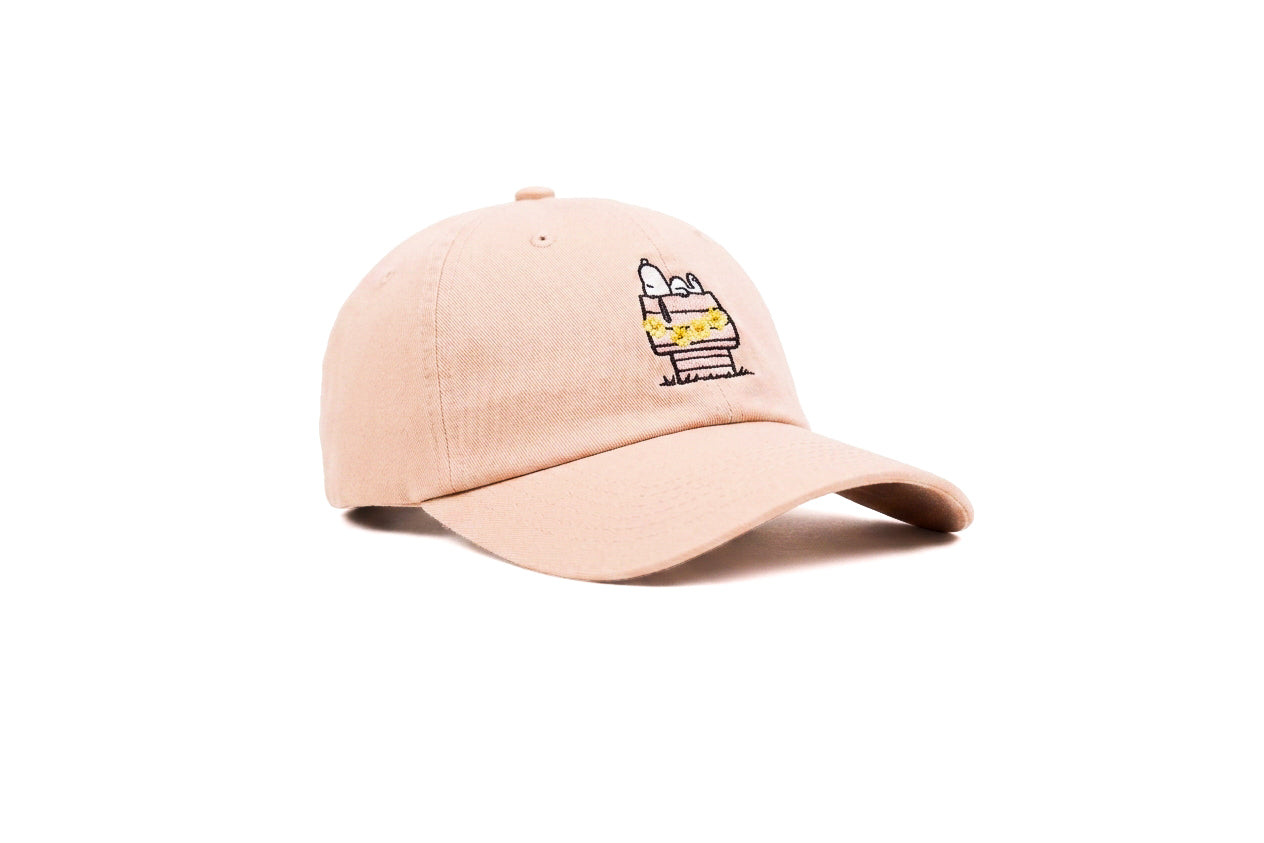 Snoopy Beige Bockless Cap