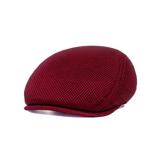 Red Vintage Newsboy Cap