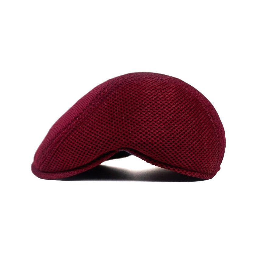 Red Vintage Newsboy Cap