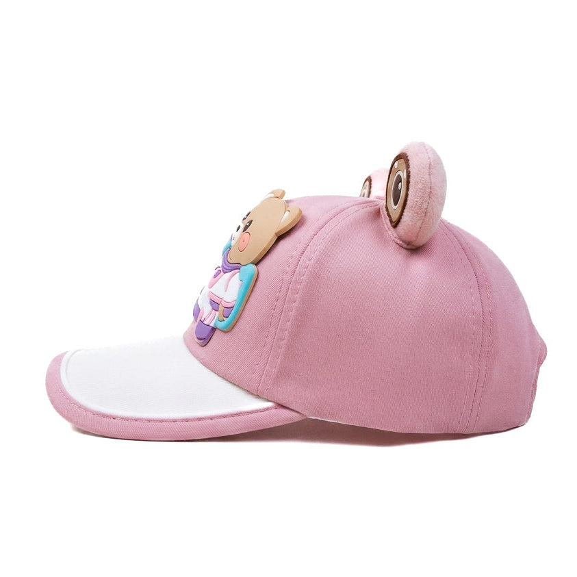 Pink Bear Kids Funday Cap