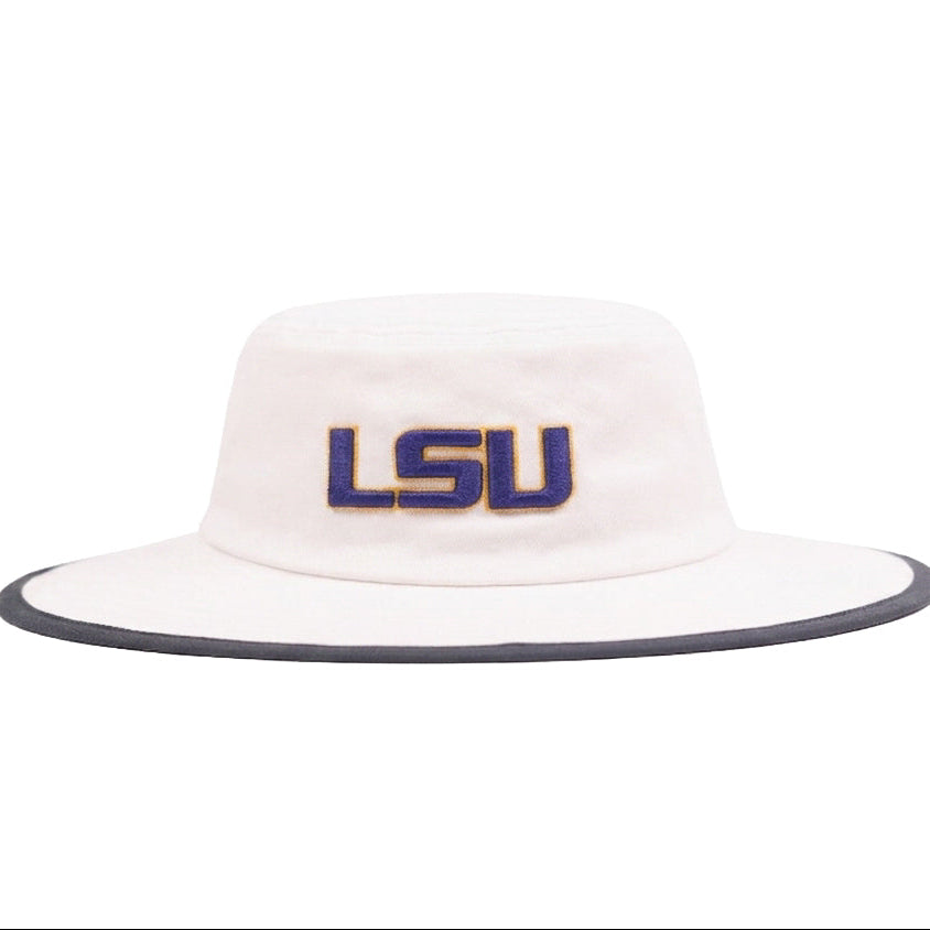 LSU Zephyr White Bucket Hat