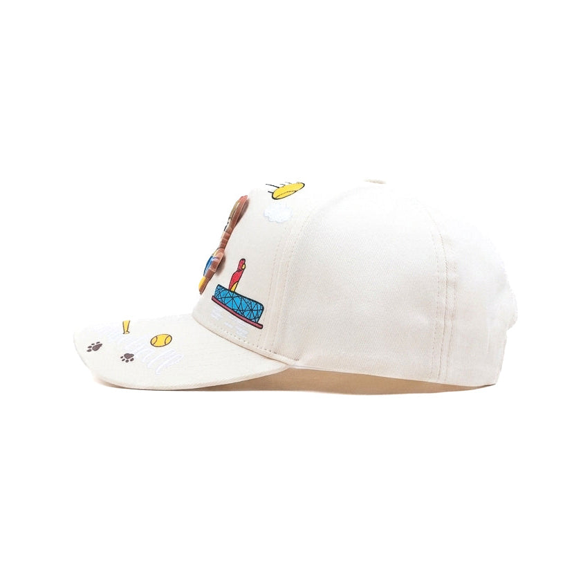White Teady Power Attack  Kids Funday Baseball Cap