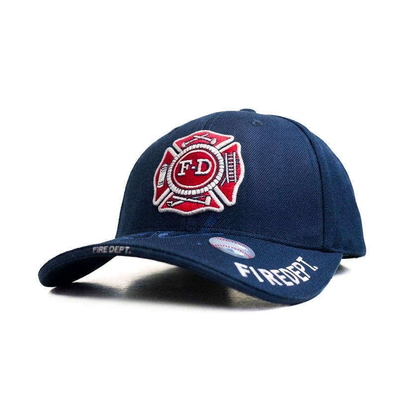 Fire Dept. Embroided Snapback Cap