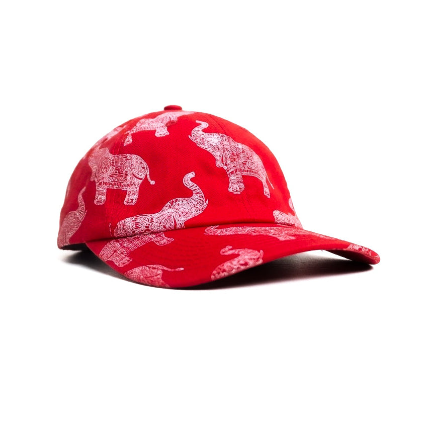 Red Attire Bockless Cap
