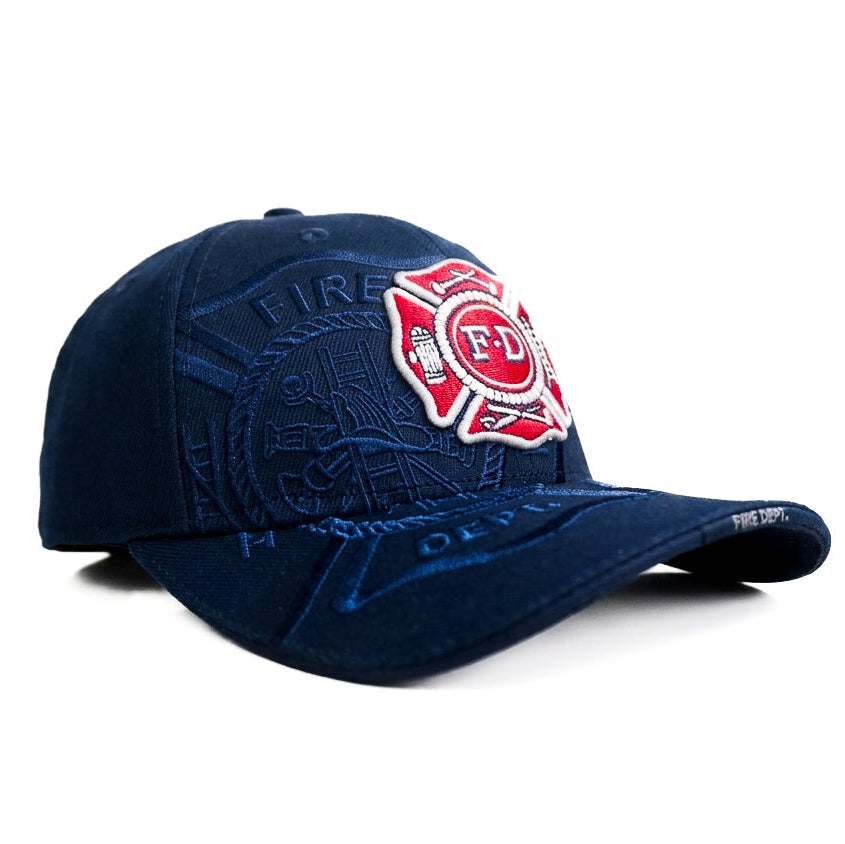 Fire Dept. Embroided Snapback Cap