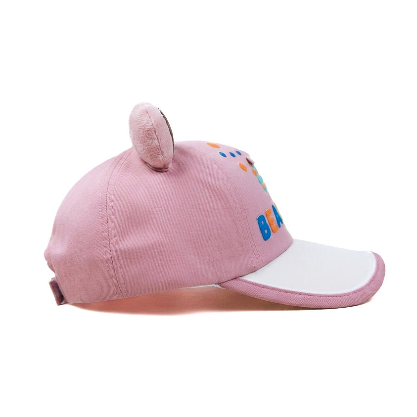 Pink Bear Kids Funday Cap