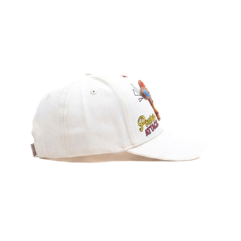 White Teady Power Attack  Kids Funday Baseball Cap