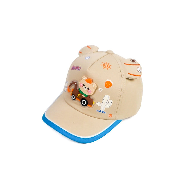 Beige Teady's Joy Ride Funday Kids Cap