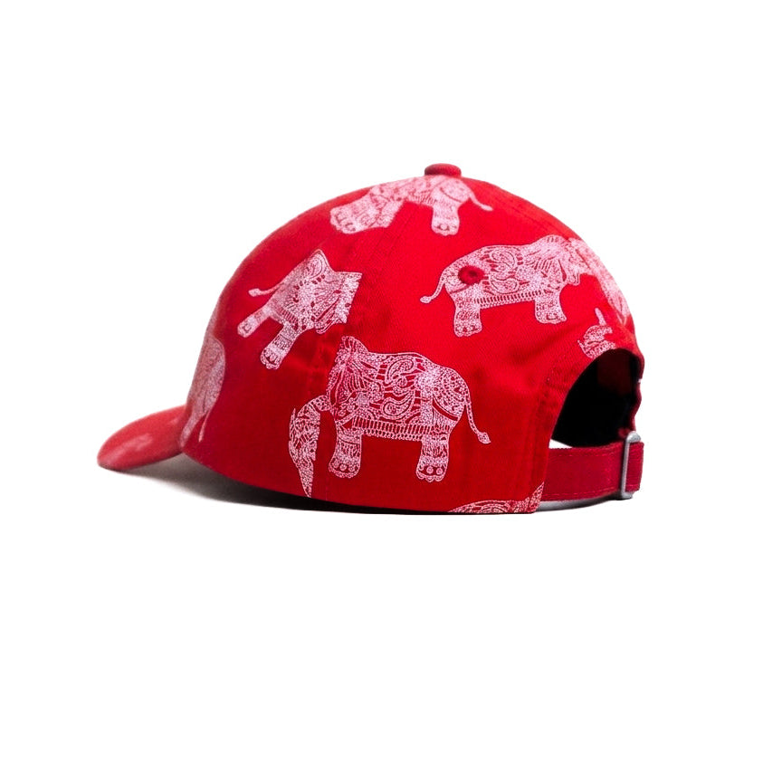 Red Attire Bockless Cap