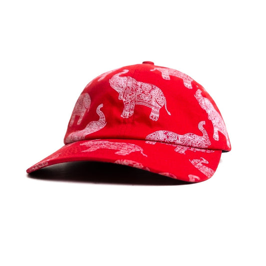 Red Attire Bockless Cap