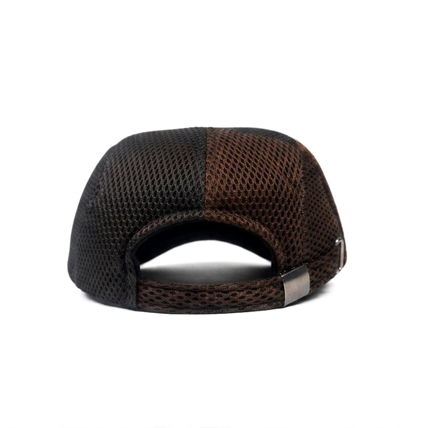 Brown and Black Vintage Newsboy Cap