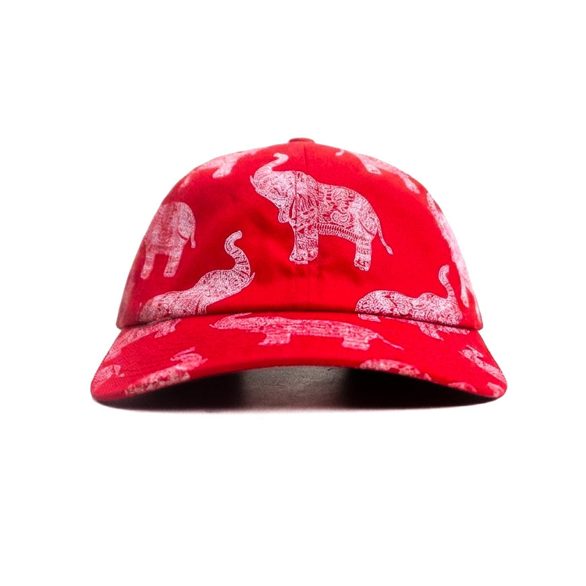 Red Attire Bockless Cap