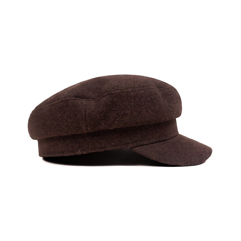 Brown Courtyard Newsboy Cap