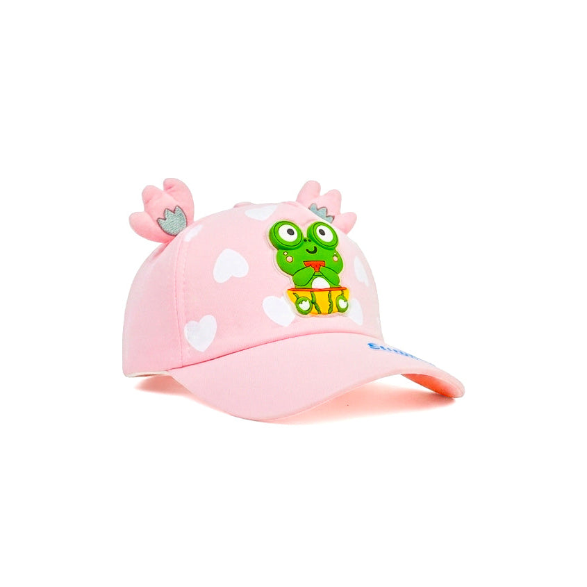Baby Pink Froggie Gua Funday Kids Cap