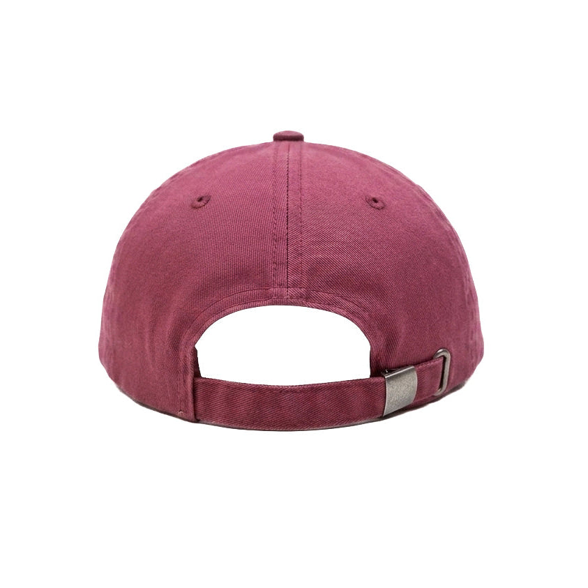 Washed Denim Metal Patched (Maroon)