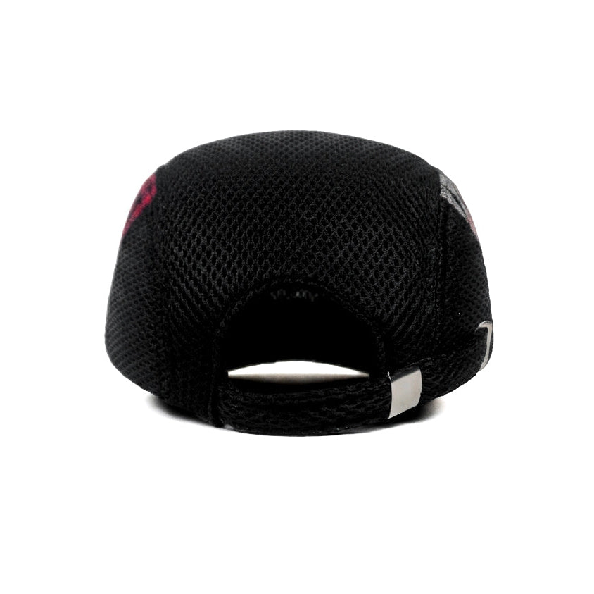 Black and Red Checked Vintage Newsboy Cap