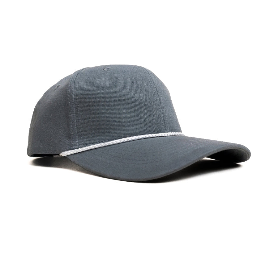 Rope Mode Grey Snapback Cap