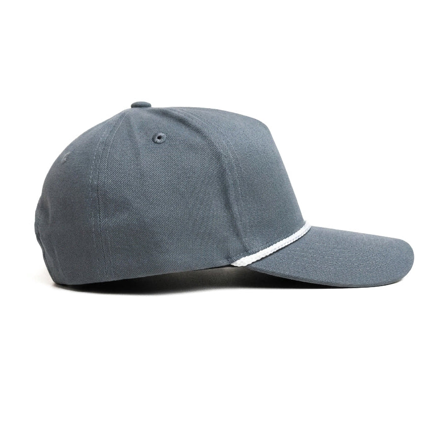 Rope Mode Grey Snapback Cap