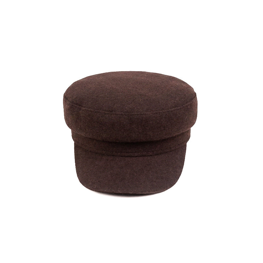 Brown Courtyard Newsboy Cap