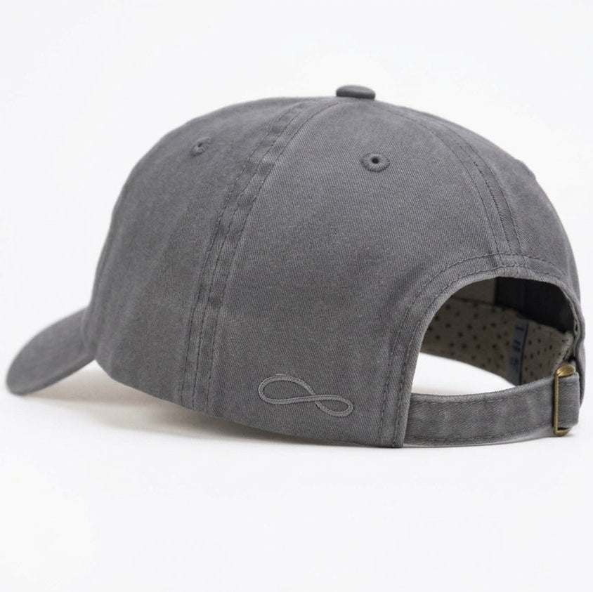Ponytail Scrubed Grey Jeans Cap