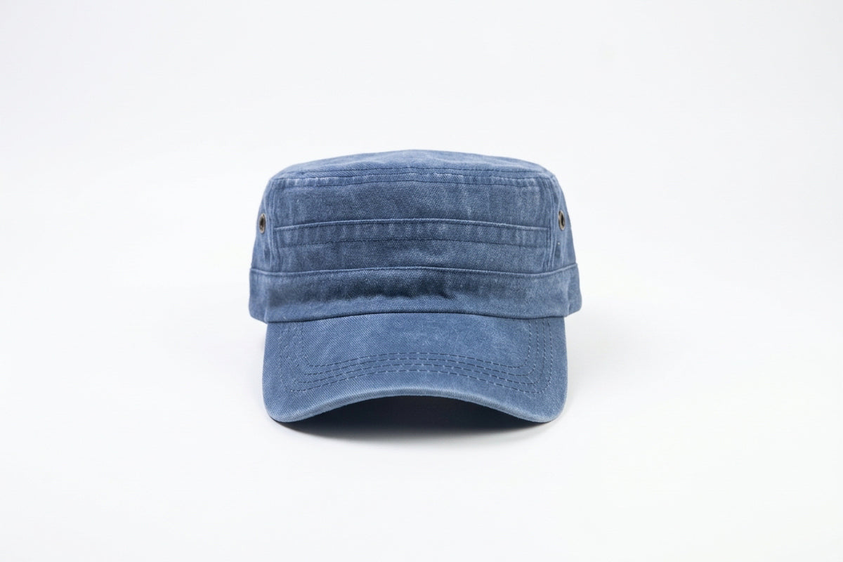 Millitary Blue Denim Jeans Cap
