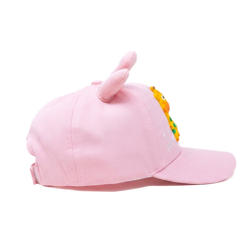 Baby Pink Girraff Kids Funday Cap