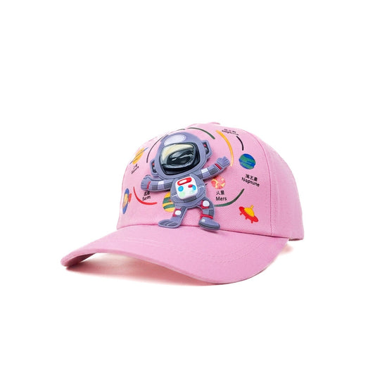 Pink Astronaut Funday Kids Cap