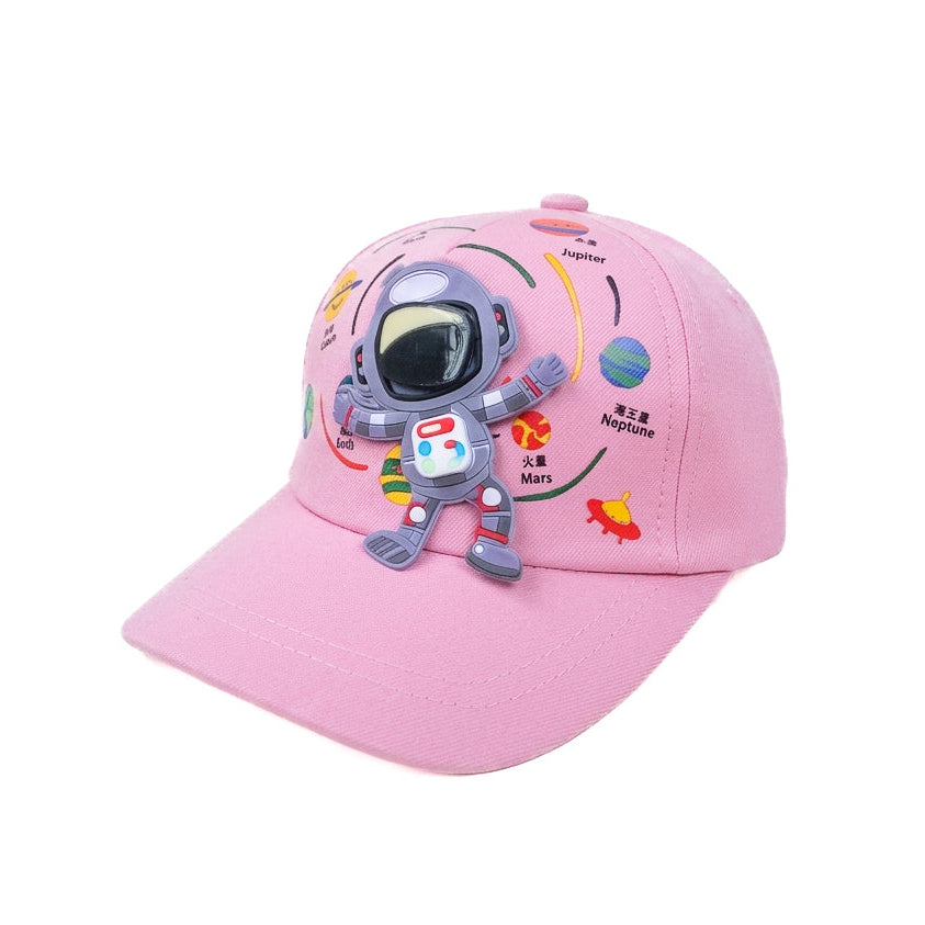 Pink Astronaut Funday Kids Cap
