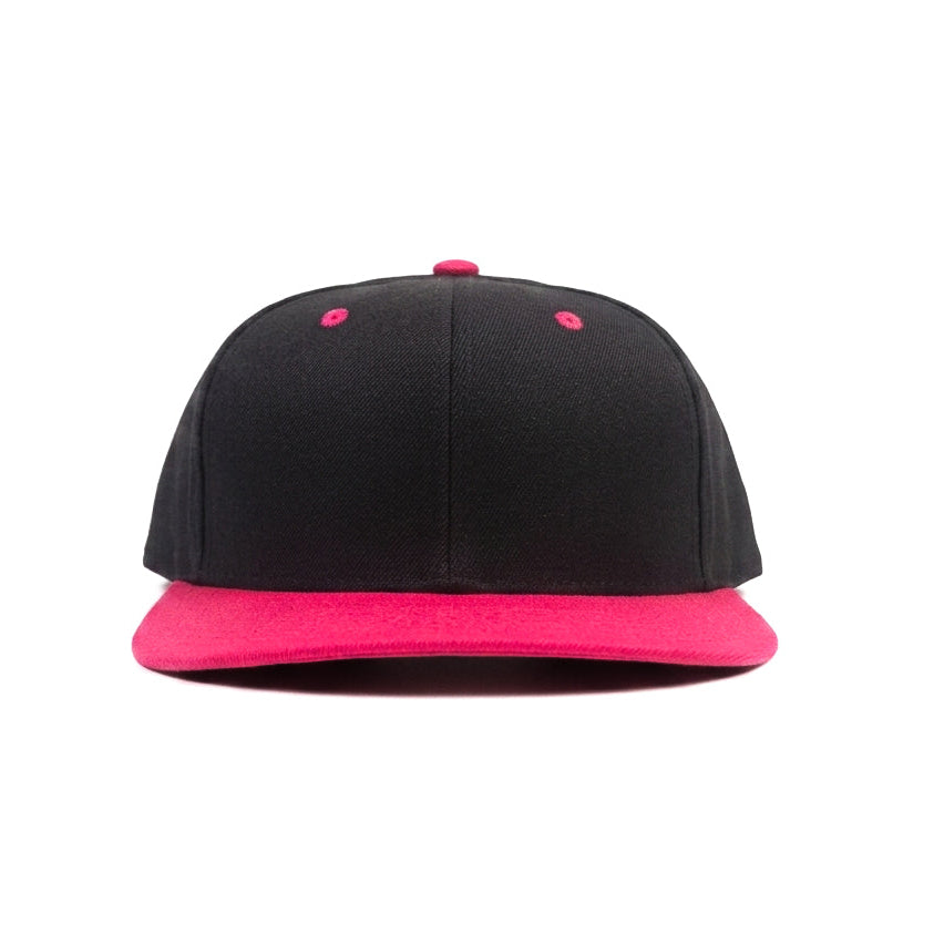 Black Pink Snapback Cap
