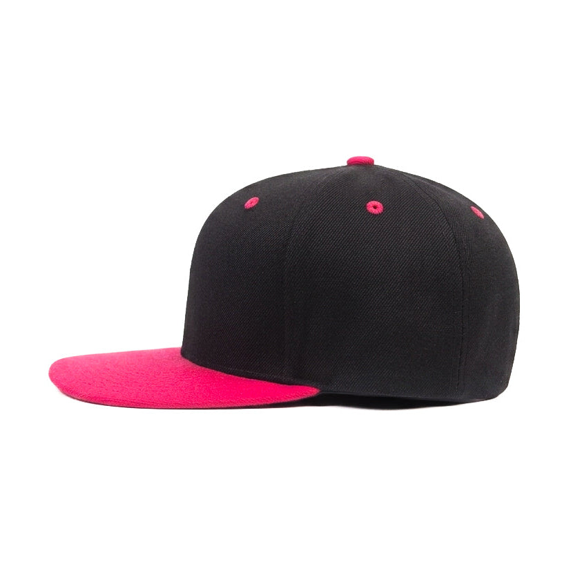 Black Pink Snapback Cap
