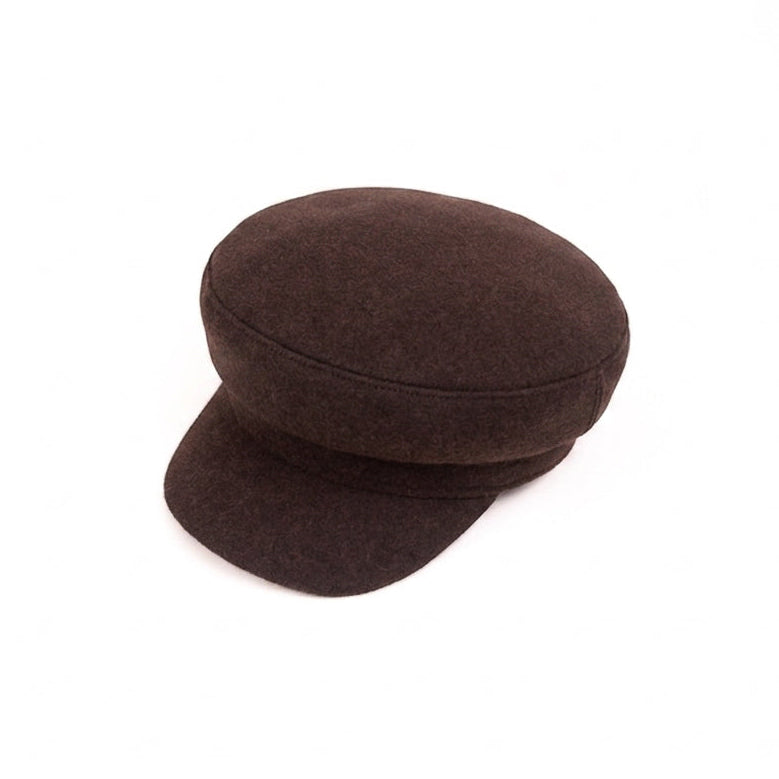 Brown Courtyard Newsboy Cap