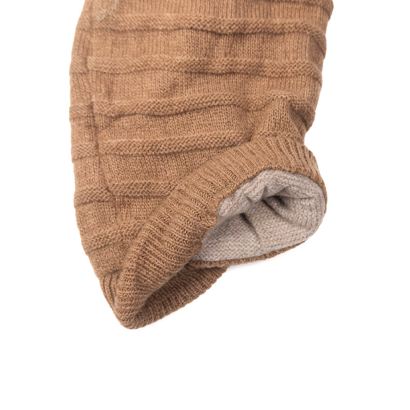 Oversized Beige Beanie
