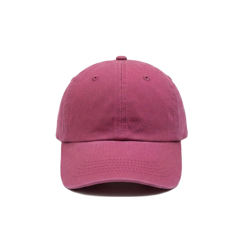Washed Denim Metal Patched (Maroon)