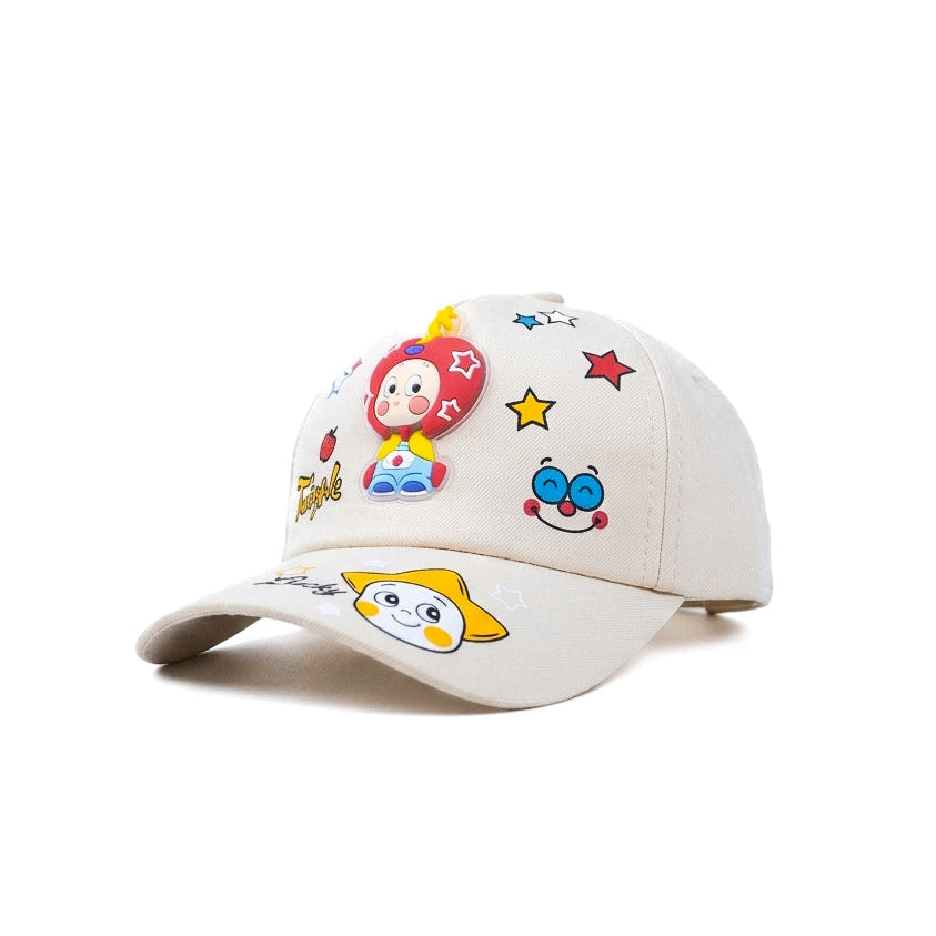 Lucky Twinkle White Kids Funday Cap