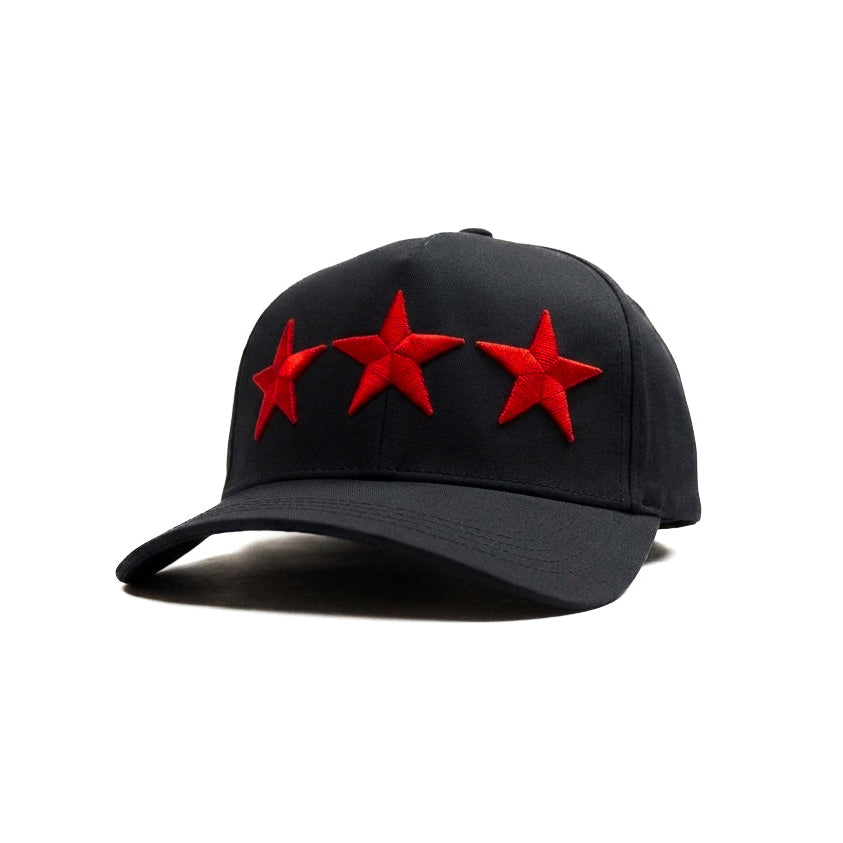 3 Star Snapback Cap