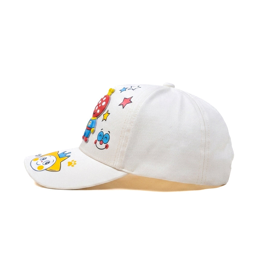 Lucky Twinkle White Kids Funday Cap