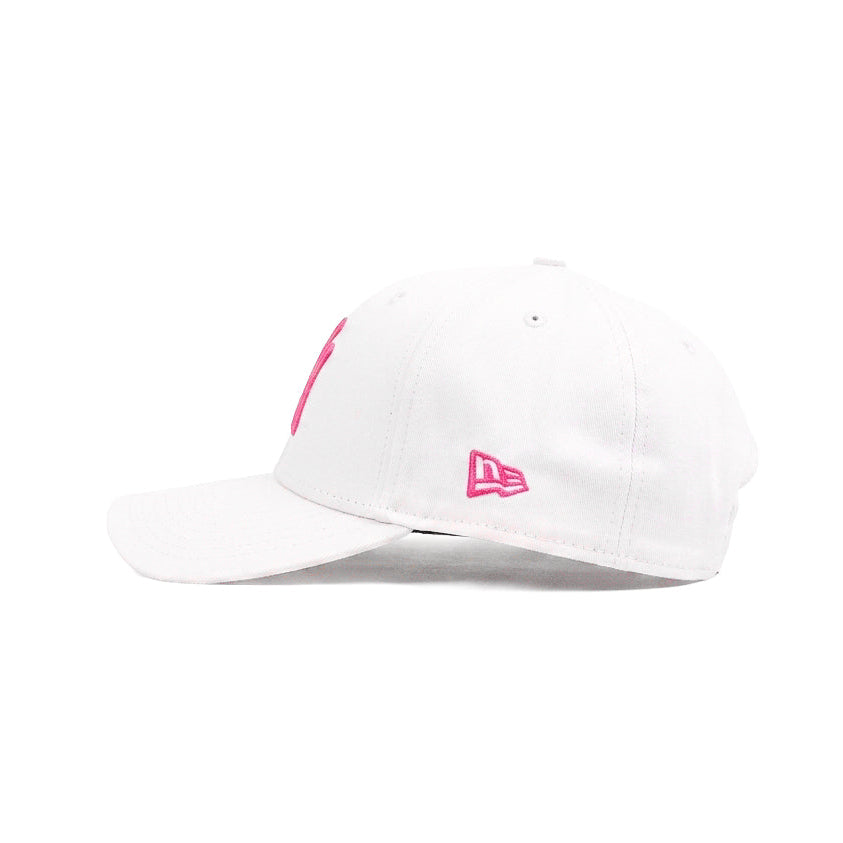 New Era NY White Pink Snapback Cap