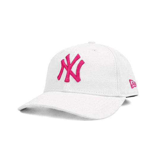 New Era NY White Pink Snapback Cap