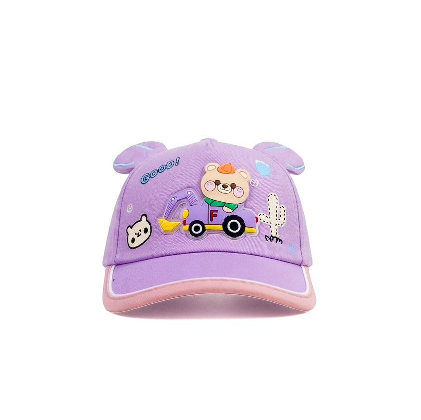 Purple Teady's Joy Ride Funday Kids Cap