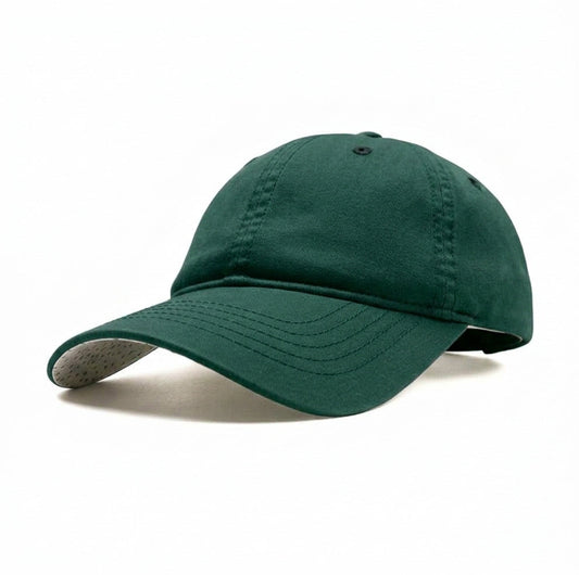 Ponytail Scrubed Deep Green Jeans Cap