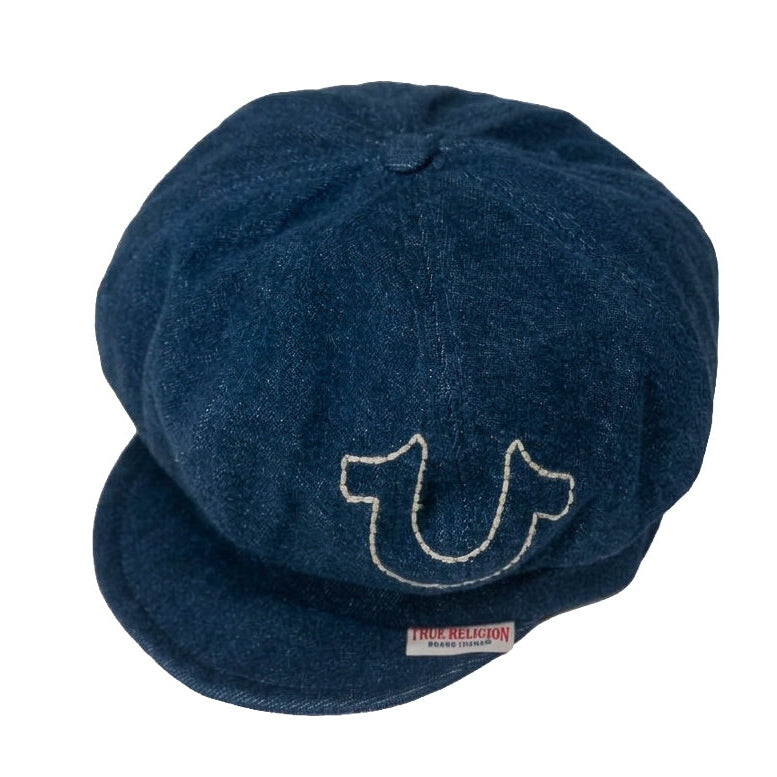 True Religion White U Gatsby Cap