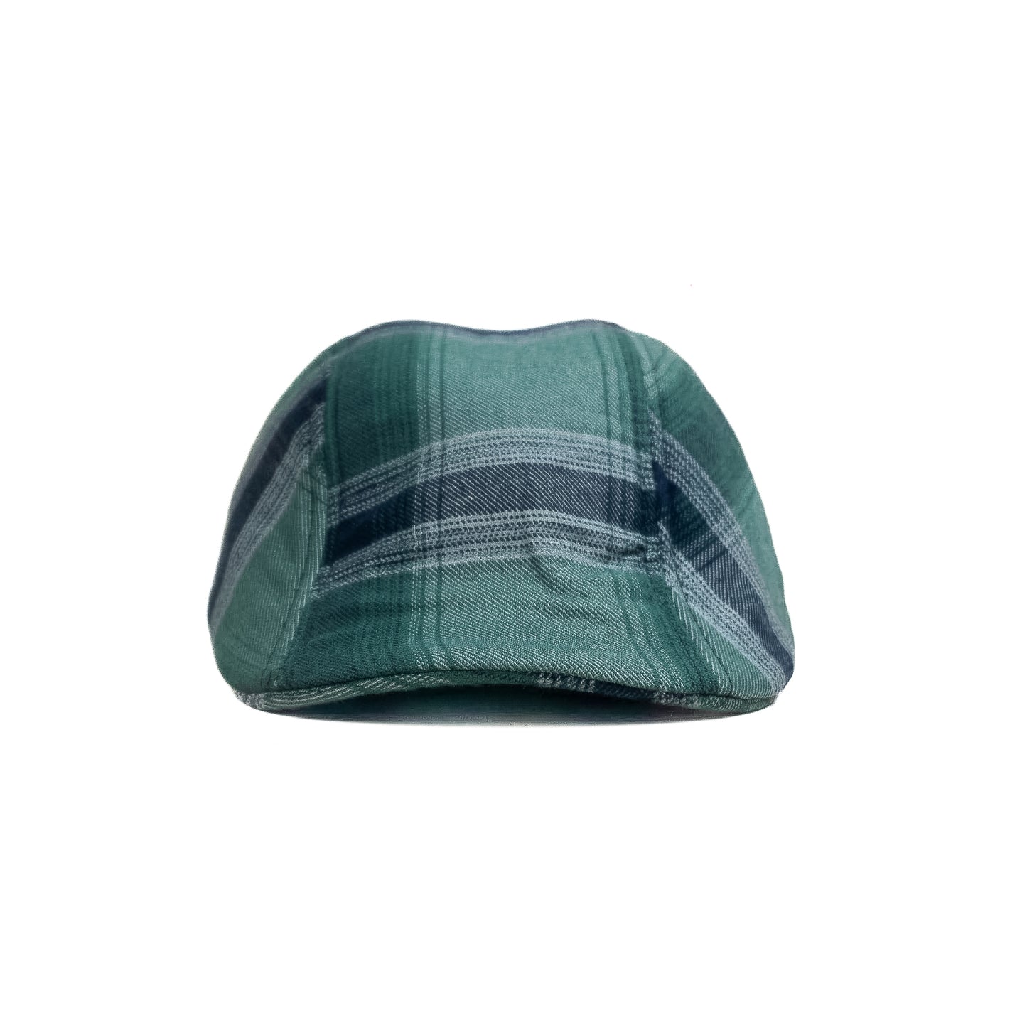 Lagoon Green Checked Newsboy Cap