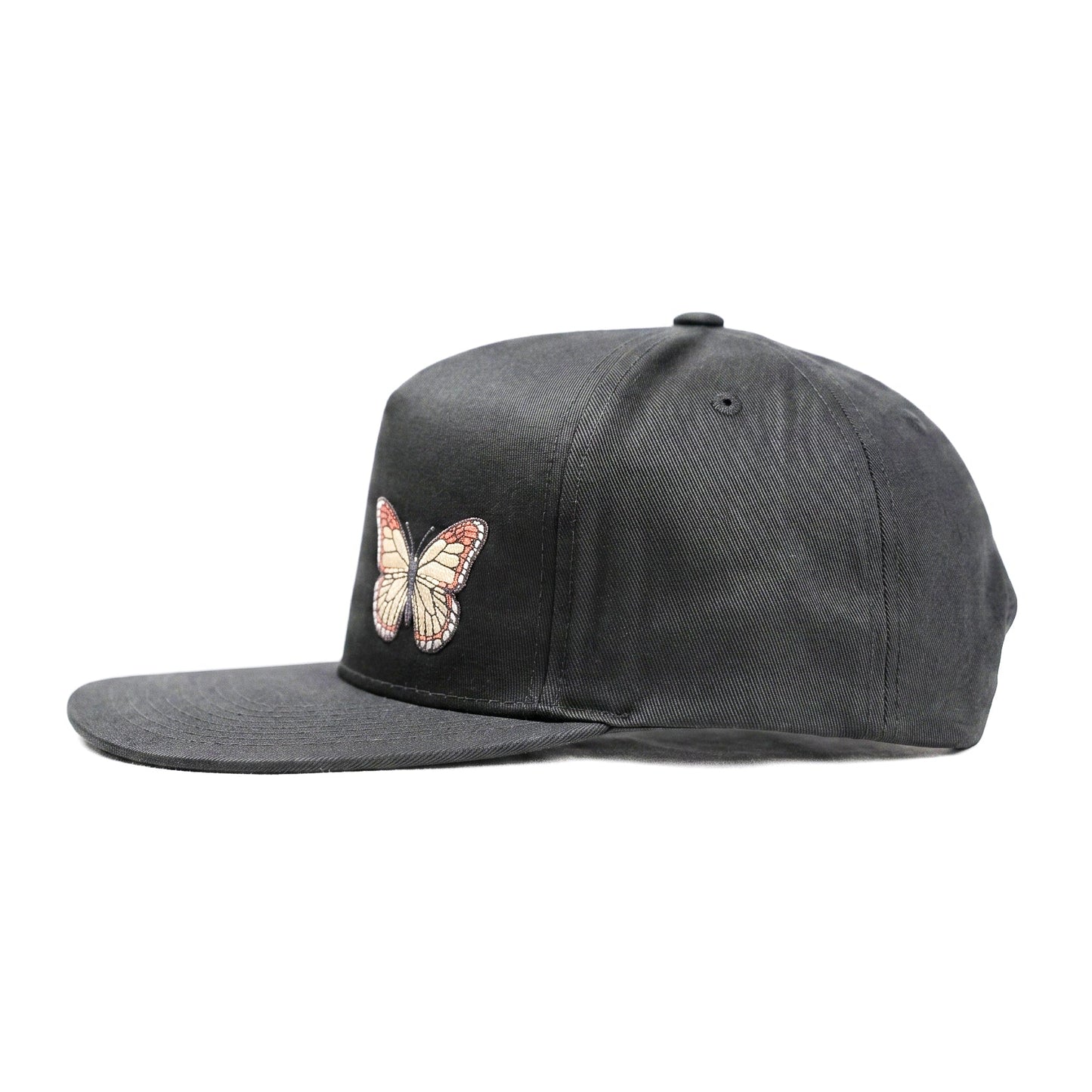 SF Grey Butterfly Snapback Cap