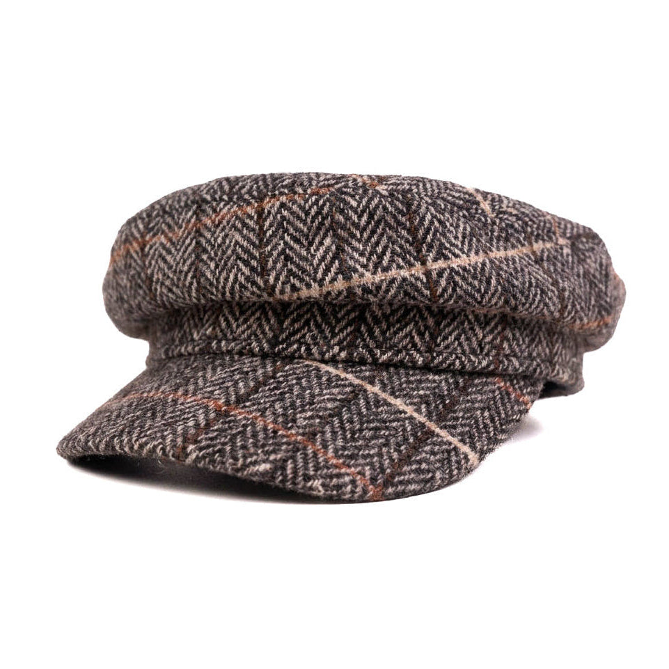 Woven Piper Newsboy Cap