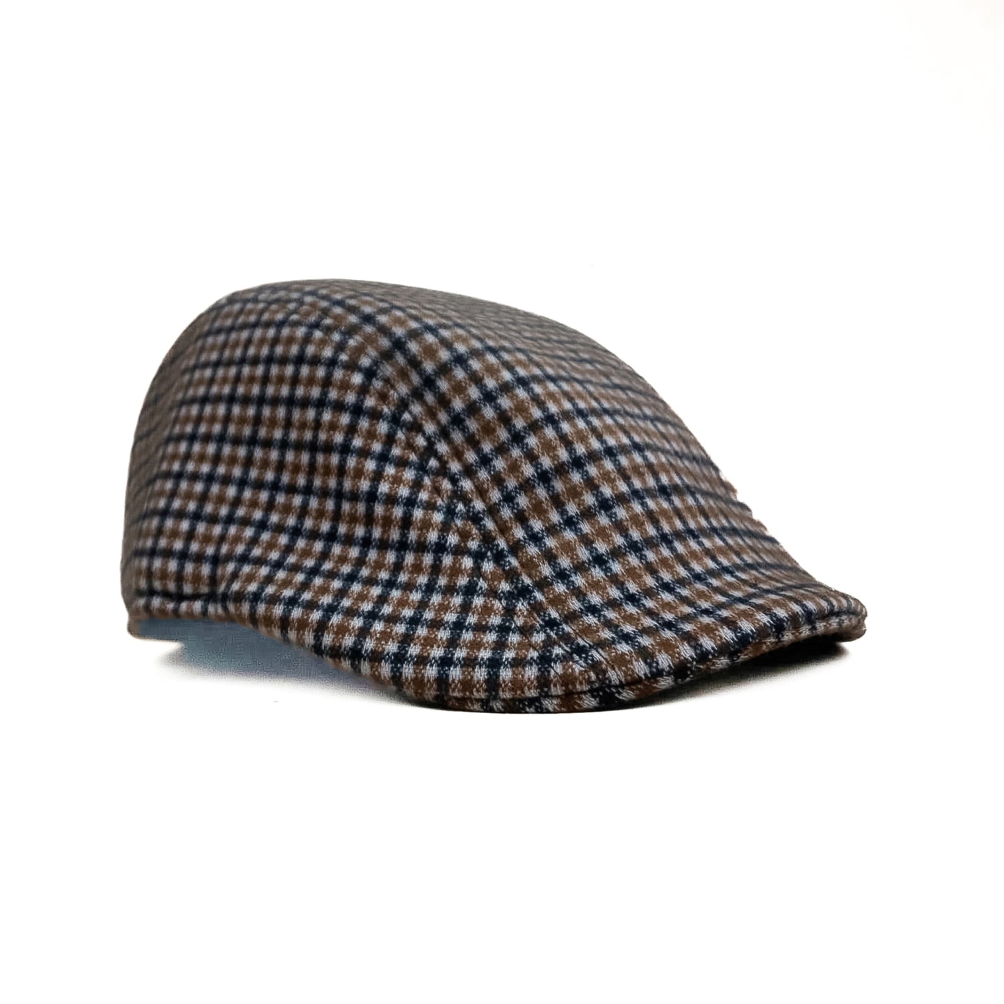 Checked Shark Newsboy Cap
