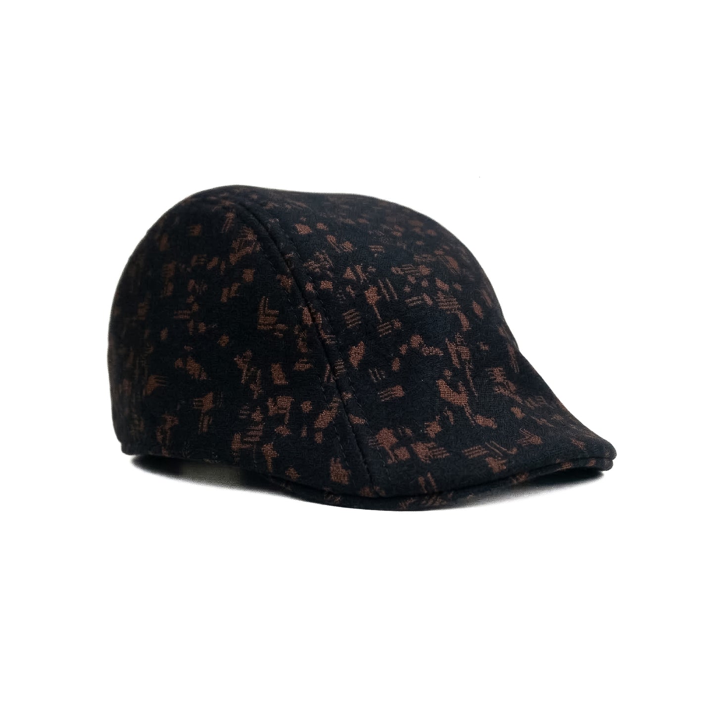 Red Obsidian Newsboy Cap