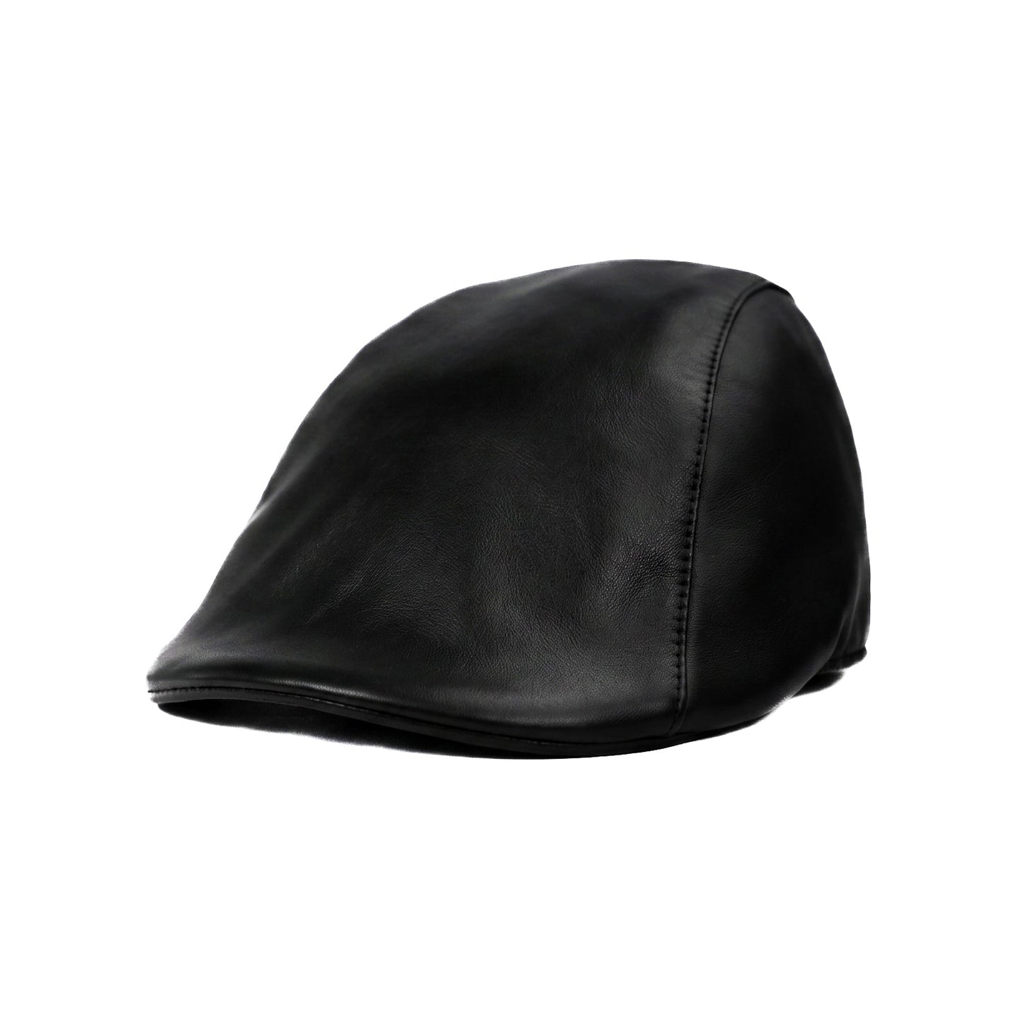 Raven Leather Cap